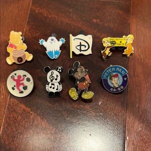 Disney Enamel Pin Collection Vibrant Colors Iconic Characters